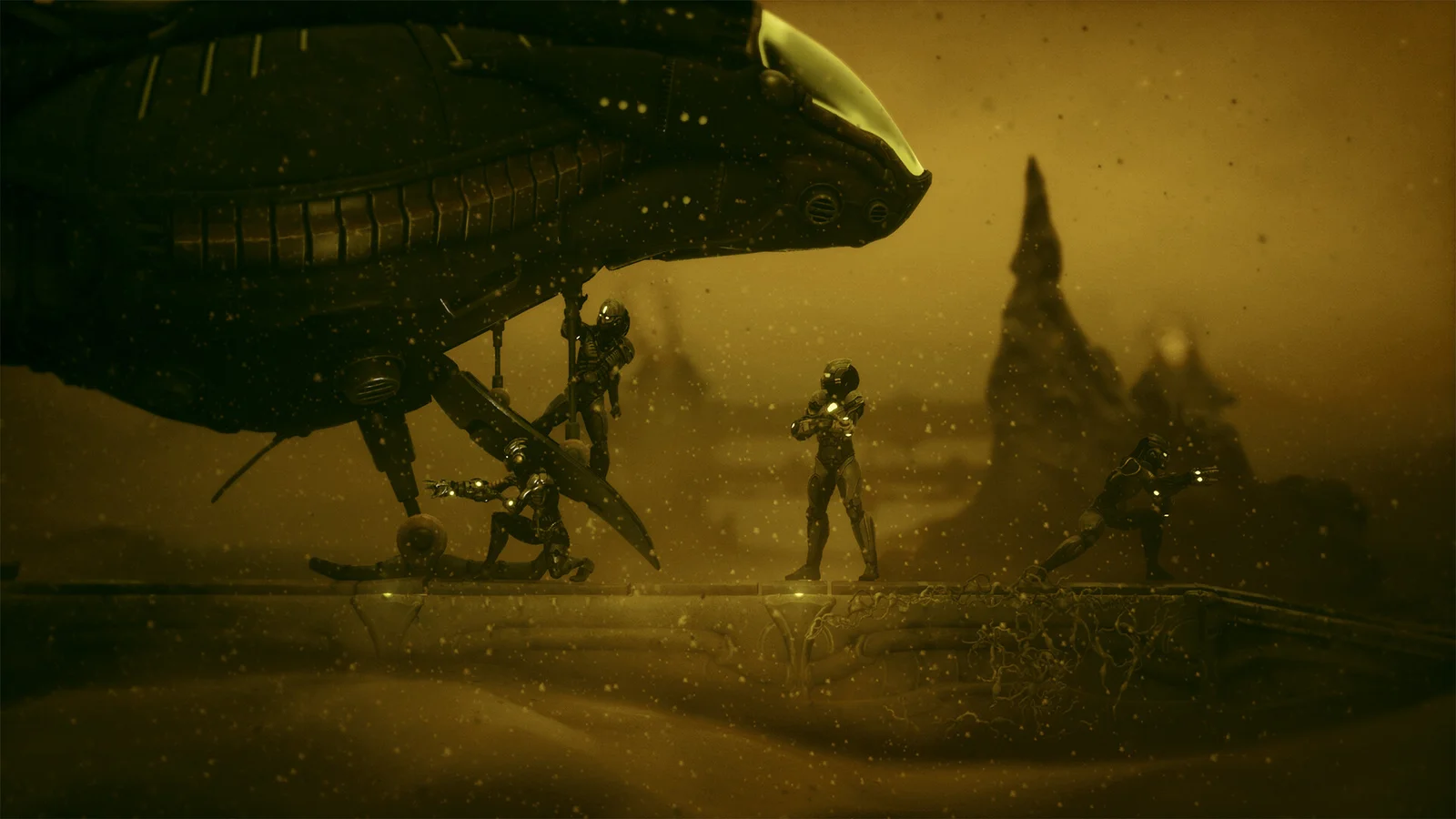 Official Moadra gameplay image — promotional material by Gloomsoft