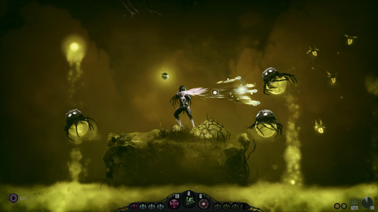 Official Moadra gameplay image — promotional material by Gloomsoft
